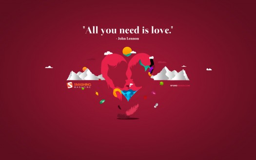 صور رومانسية للعشاق  All You Need is Love Wallpaper حب وغرام