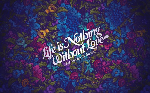 صور رومانسية للعشاق  Life Nothing Without Love Wallpaper حب وغرام