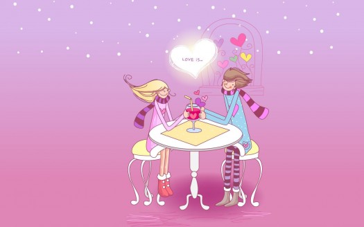 صور رومانسية للعشاق  Love Drink Couple Wallpaper حب وغرام