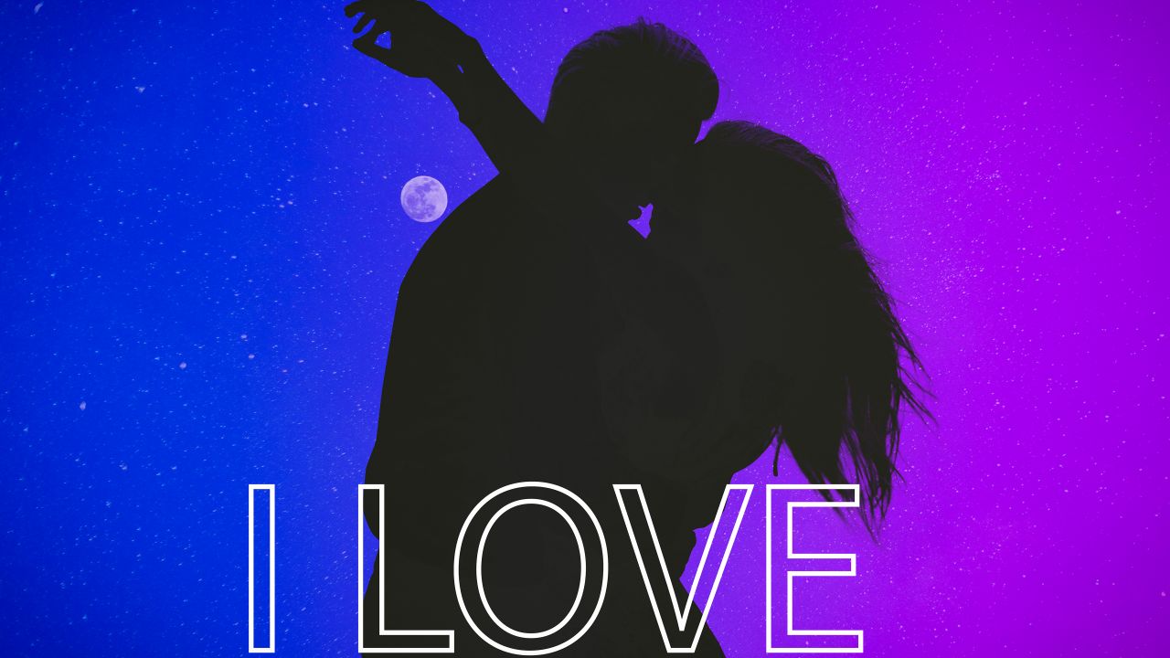 Couple, Romantic, Lovers, I Love You, Silhouette, 4K