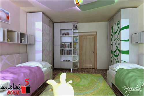 افكار تصميم غرف نوم اطفال الوانها الجميلة