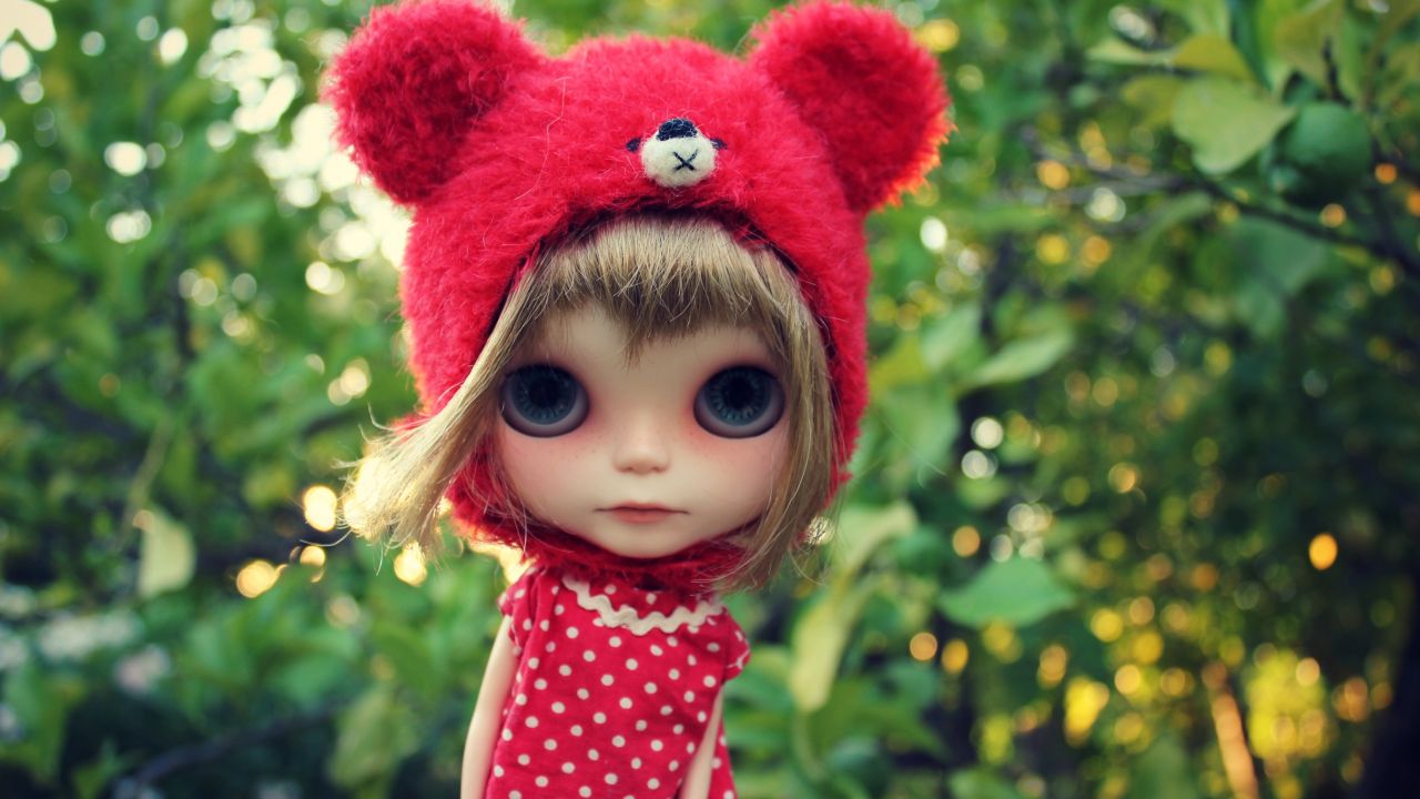 Cute doll, Girly, 4K
