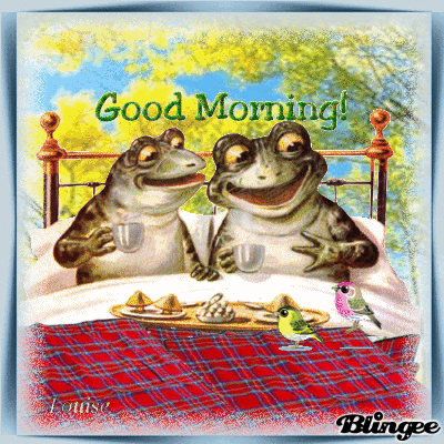 Frog & Bird Good Morning Quotes