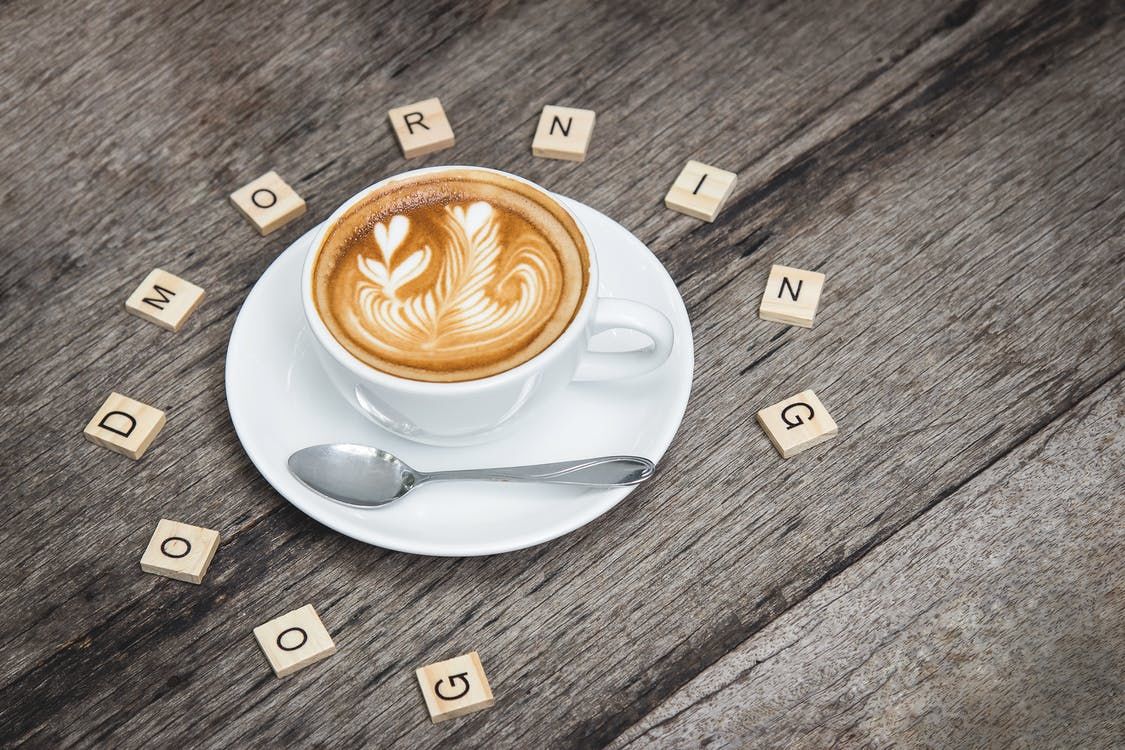 Scrabble Good Morning Coffee Quotes