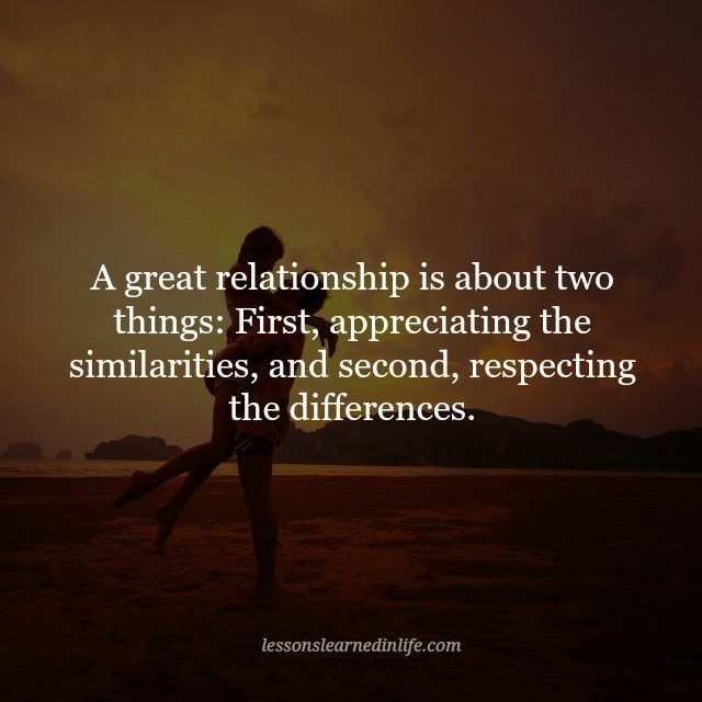 Appreciate And Respect In A Relationship