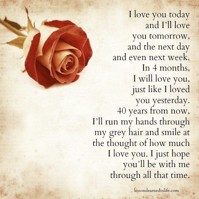 I Love You Today