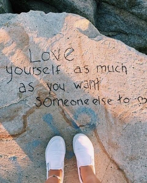 Love yourself as much as you want someone else to