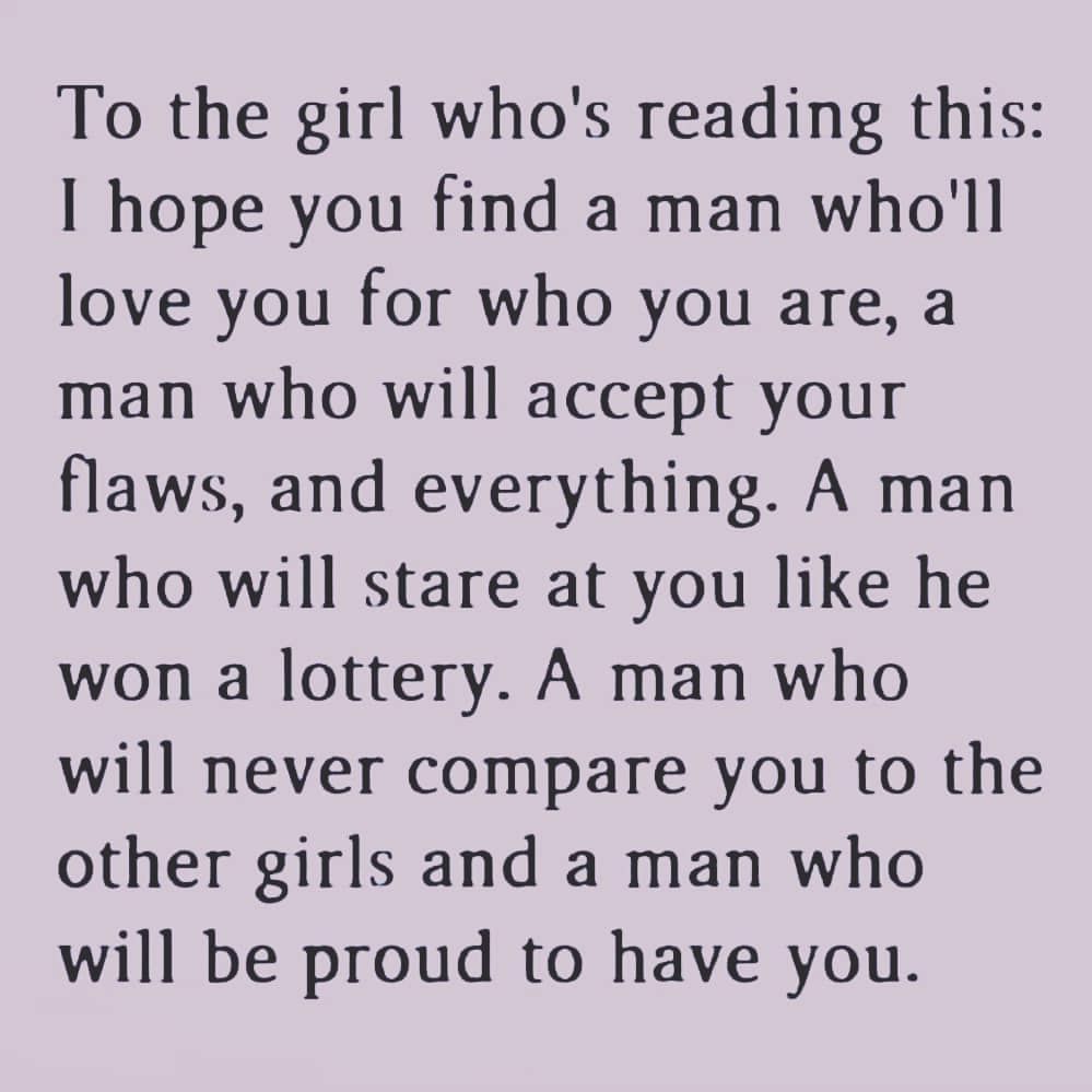 To the girl who's reading this