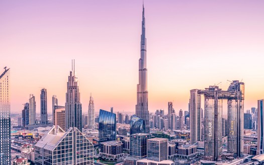 Downtown Dubai Cityscape 4K