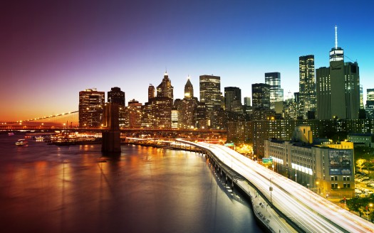 New York City Manhattan Bridge 4K