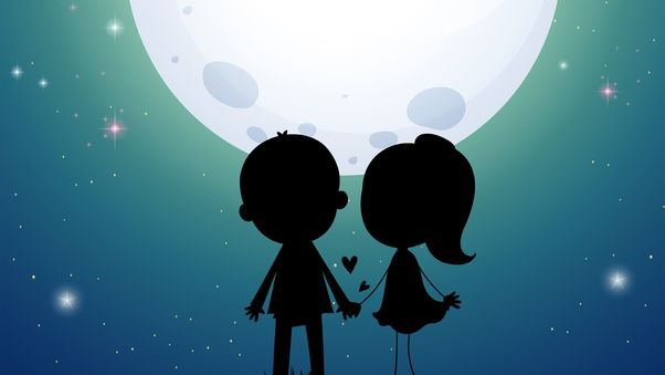 صورحب 
Couple Silhouette Art 5k
  خلفيات رومانسية 2020
