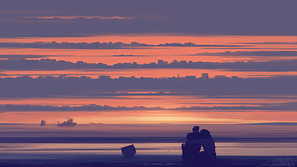 صورحب 
Couple In Love Sea Side 4k  خلفيات رومانسية 2020