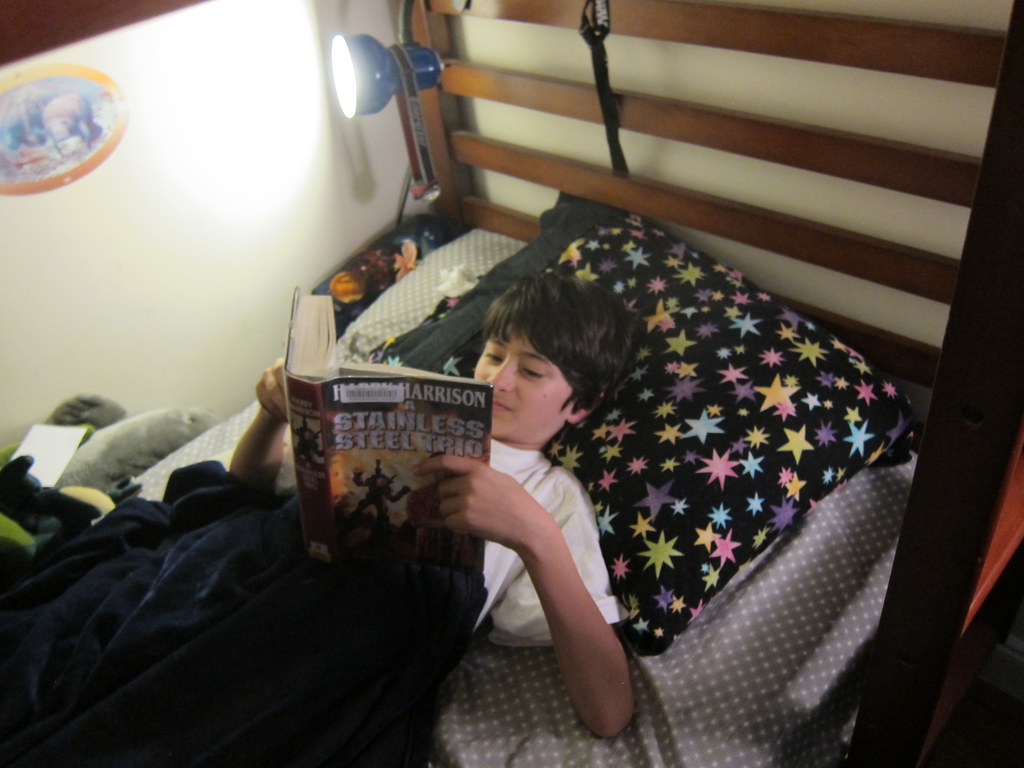 reading at bedtime